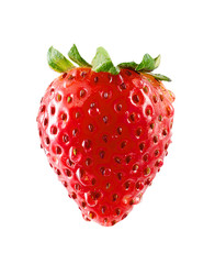 Strawberry on White Background