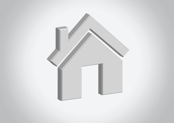 House icon and  Real Estate Building abstract design