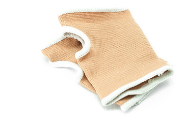 neoprene wrist support over white