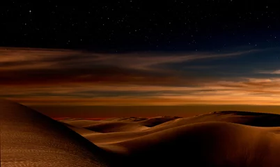 Gordijnen Nacht in de woestijn © luchschenF