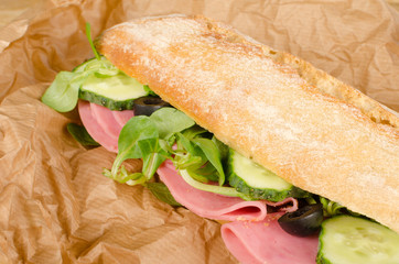 Ciabatta sub