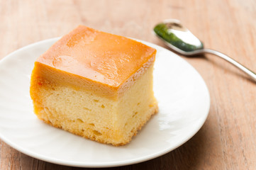 Custard cake
