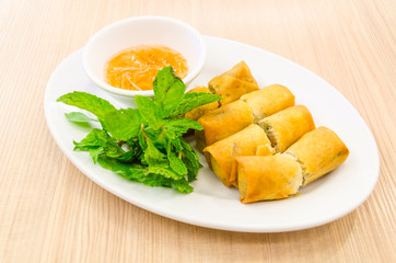 Fried spring rolls