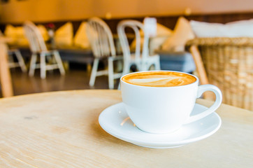 Latte coffee