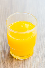 Orange juice glass