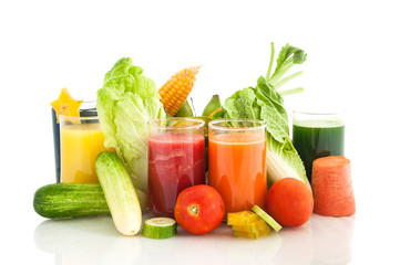 Fruit juice and vegetable