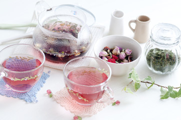 ハーブティー　ローズティー　レモングラス