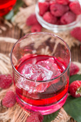 Homemade Raspberry Liqueur