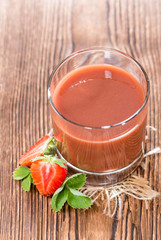 Fresh made Strawberry Juice