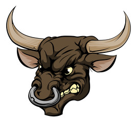 Bull mascot character