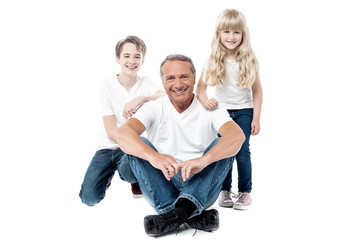 Obraz premium We are the happy family