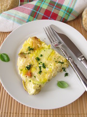 Reis Tortilla mit Gemüse