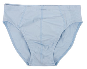 Male underwear isolated on white background.