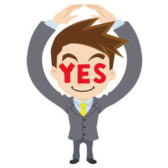 イエスと言うビジネスマン