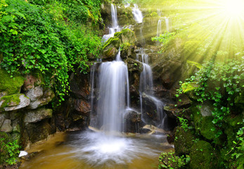 Beautiful waterfall © vencav
