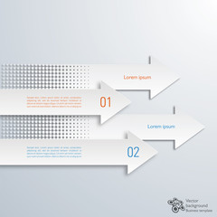 Infographics Background #White Arrows