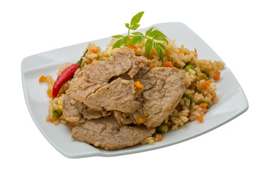 Fried rice with pork