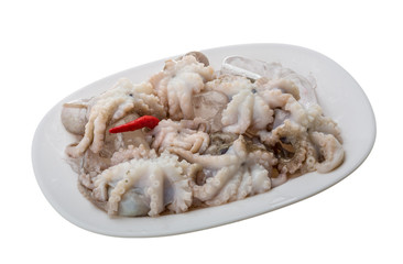 Raw octopus