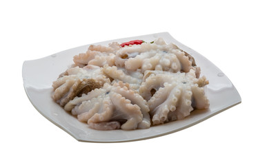 Raw octopus