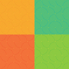Circle seamless pattern. Vector illustration