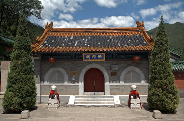 Buddhist temple at the Great Wall, Juyongguan, China