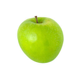 Green apple isolated on white background