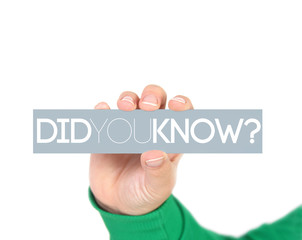 did you know?