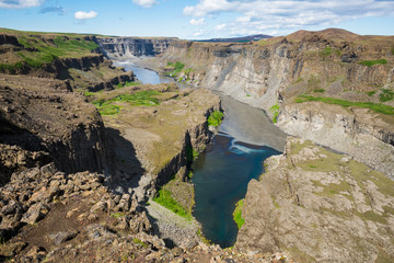 Jokulsargljufur canyon, Iceland