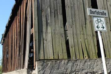 Alte Scheune in Platkow im Oderbruch