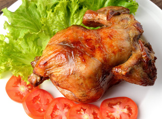 Roasted chicken