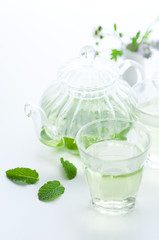 ミント　ミントティー　ハーブティー © Chikako Kamitori