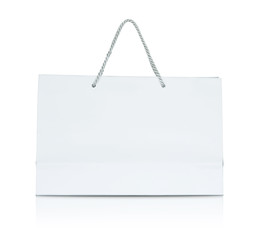 White paper shopping bag