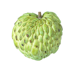Obraz premium Custard apple on white background