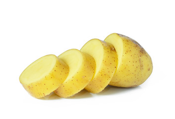 potato isolated on white background