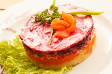 salad with beet
