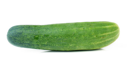 fresh cucumbers isolated on white