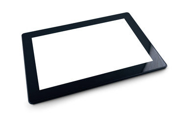 Generic Tablet PC on white background