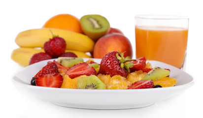 Fresh fruits salad