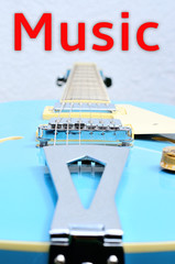 Obraz premium Guitar music