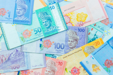 Ringgit currency, Malaysia