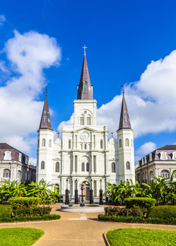 Beautiful Saint Louis Cathedral in the French Quarter