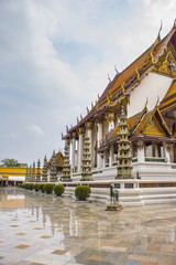 temple on the white background