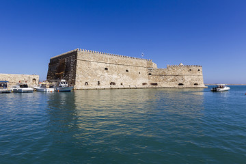 Venetian fortress Koules in Heraklion, Crete