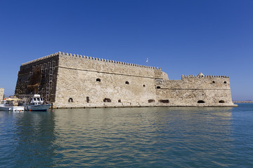 Venetian fortress Koules in Heraklion, Crete