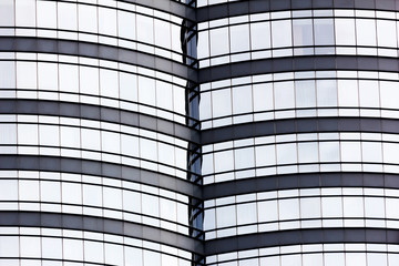 textured background of modern glass building