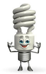 CFL Character is teasing pose