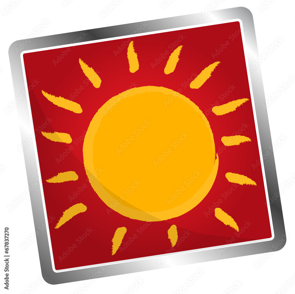 Sticker sonne