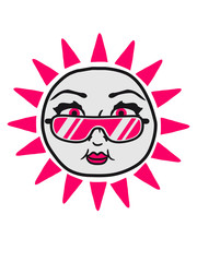 Hübsches Sonnen Mädchen Frau Girl