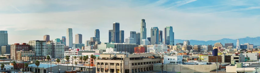 Gordijnen Los Angeles stadsgezicht panorama © andreykr