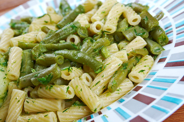 pesto con patate fagiolini